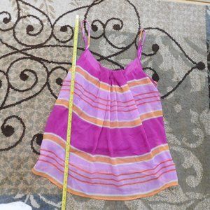 New York & Co Pink Layered Summer Strappy Top